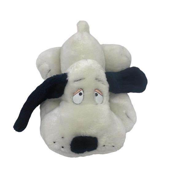 California Stuffed Toys No PA173 Plush Pet Dog Hound Pound Puppy Black White